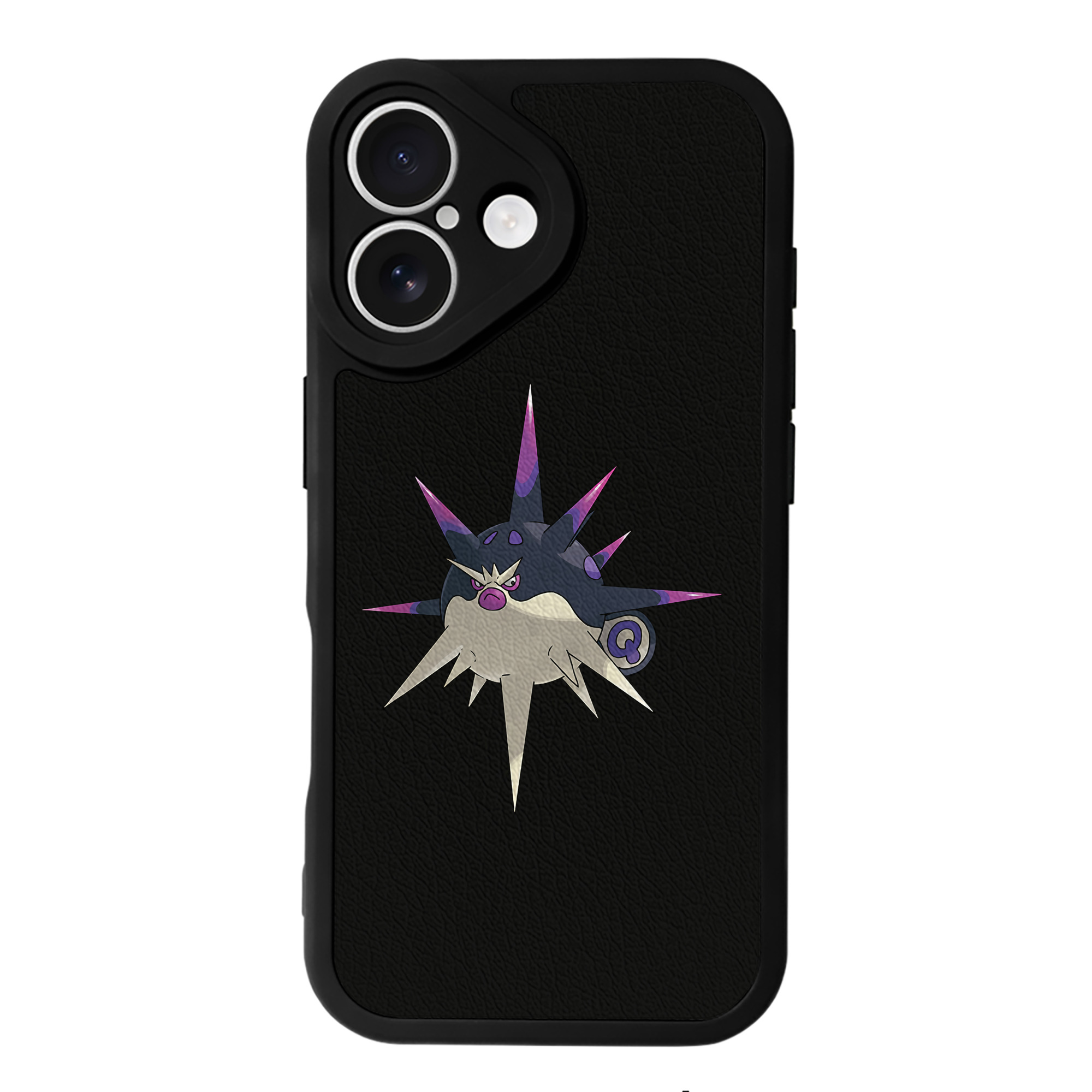 （画像用） ポケットモンスター Pokémon 【iPhone 16シリーズ対応】シリコンスマホケース（レザー調） 材質：シリコン